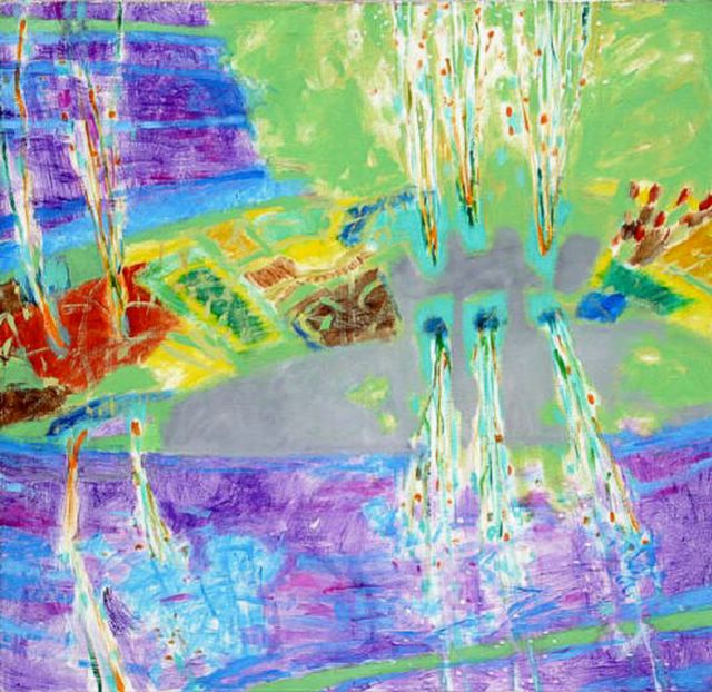 Zrcadlení v zhradě