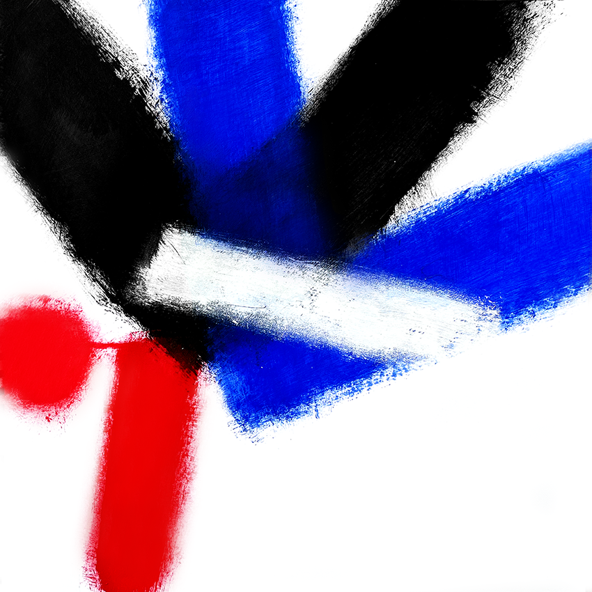 Malé projevení ve čtverci / Small manifestation in Square-study for triptych